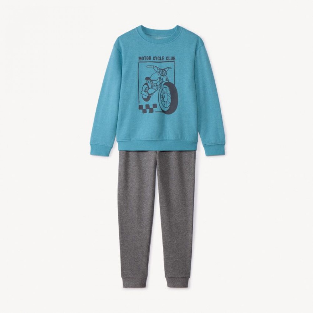  Ensemble jogging molleton print fantaisie pour garçon