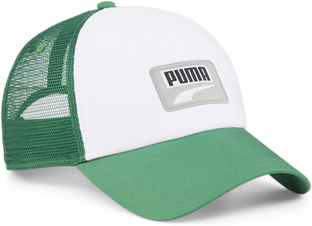 Puma casquette Trucker Cap Archive Green-PUMA Whit