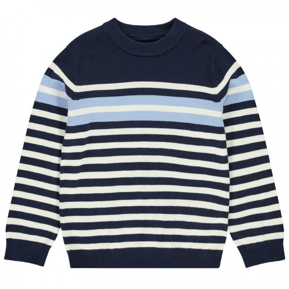 Orchestra Pull en tricot esprit marinière
