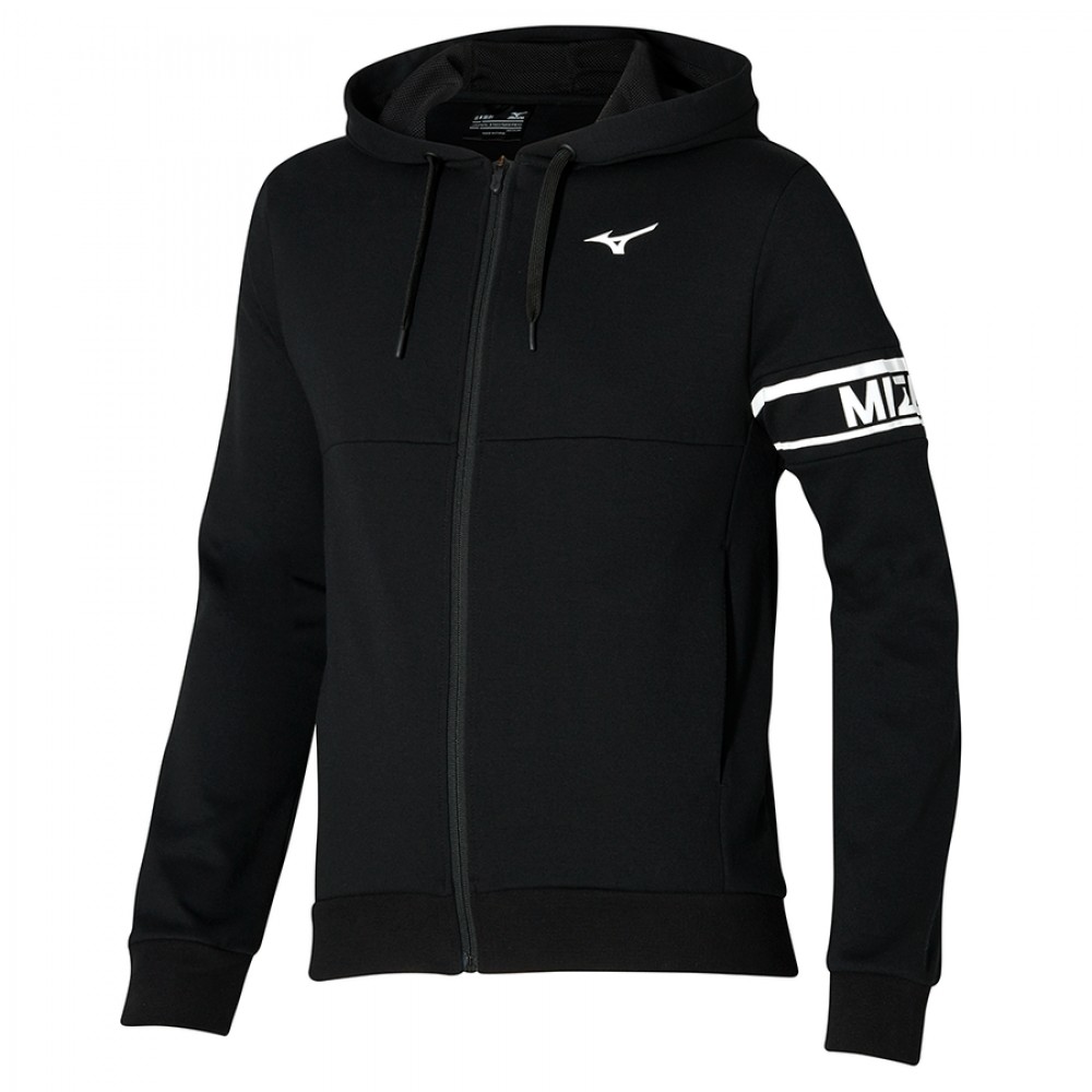 Mizuno jogging zippÃ© noir 