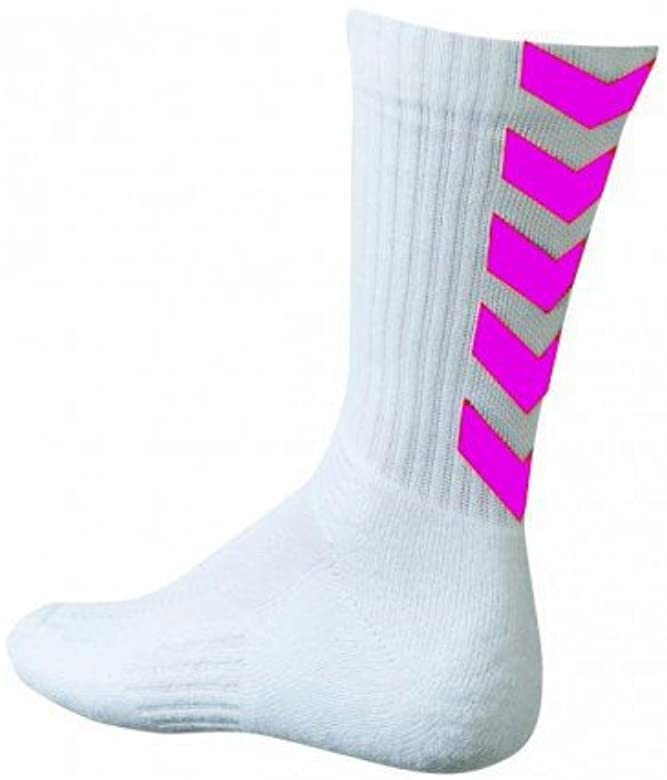 Hummel authentic indoor chaussettes blanc / rose fluo 