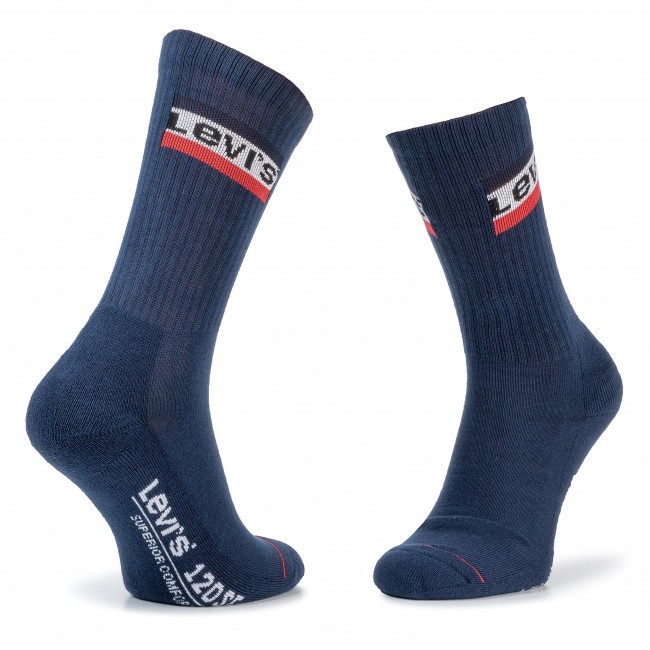 Levi's 2 Paires de Chaussettes Hautes Unisexe