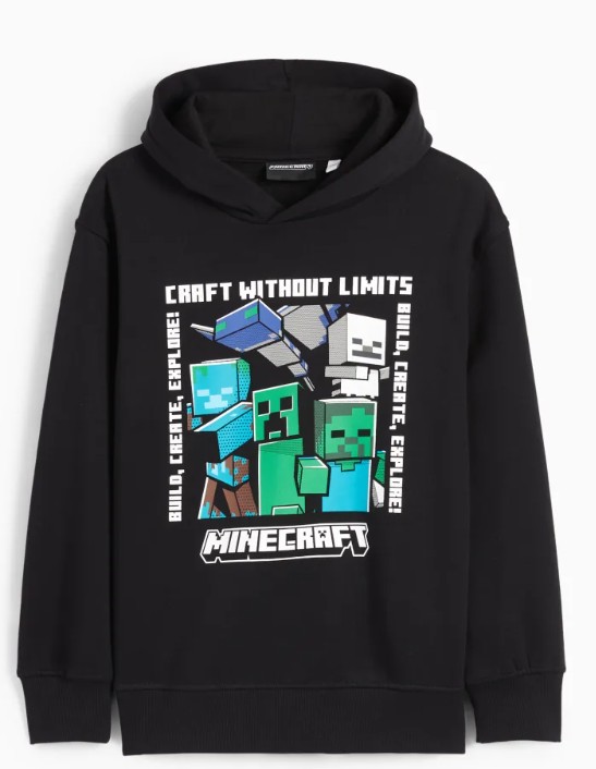MINECRAFT Sweat à capuche - black