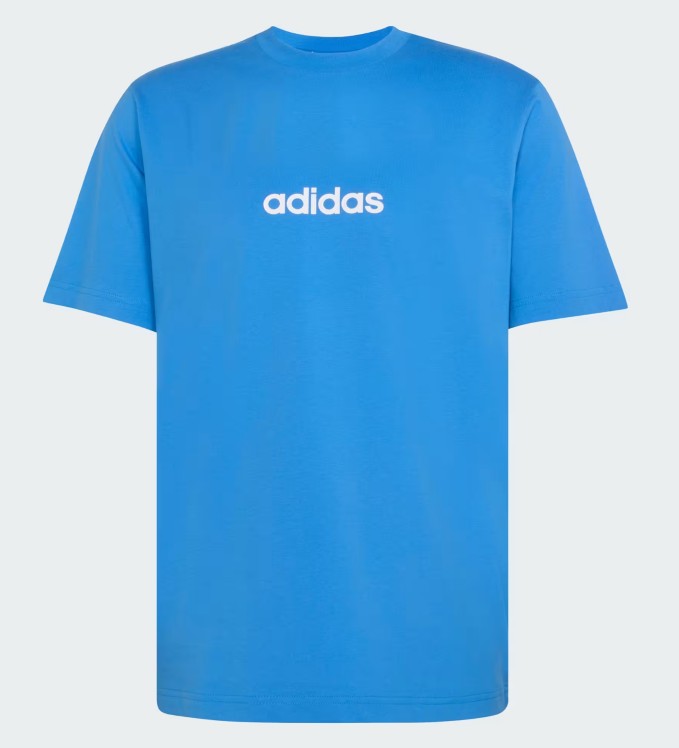 Adidas T-shirt Essentials Linear en jersey simple