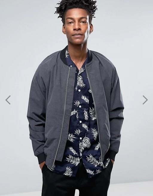Minimum Starego Printed Bomber Jacket